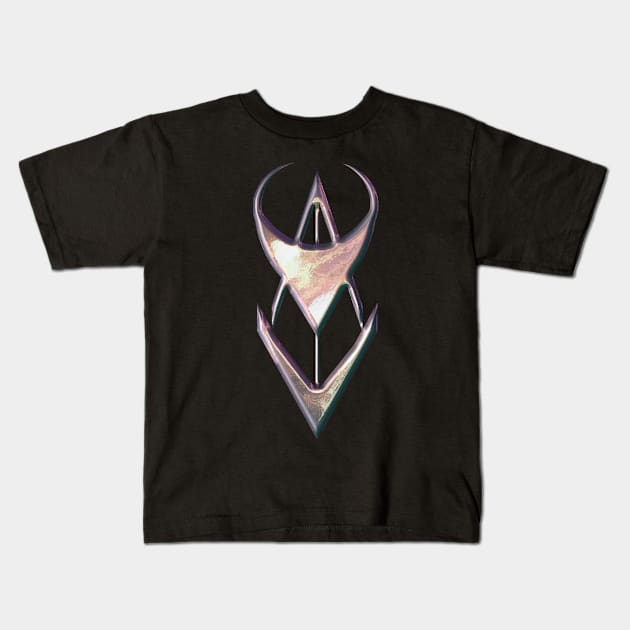 Surf Style Symbol Kids T-Shirt by OfficialGraveyard